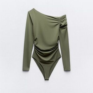 ZARA asymmetric bodysuit